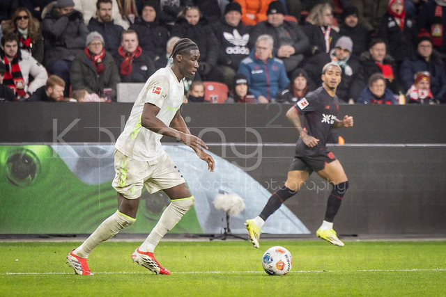 German Bundesliga, Bayer 04 Leverkusen vs. SV Werder Bremen, 24.01.2026 | LEVERKUSEN, GERMANY - JANUARY 24: Karim Coulibali (SV Werder Bremen, 31) during the German Bundesliga match on gameday 19 between Bayer 04 Leverkusen vs. SV Werder Bremen at BayArena on January 24, 2026 in Leverkusen, Germany. DFL REGULATIONS PROHIBIT ANY USE OF PHOTOGRAPHS AS IMAGE SEQUENCES AND/OR QUASI-VIDEO.