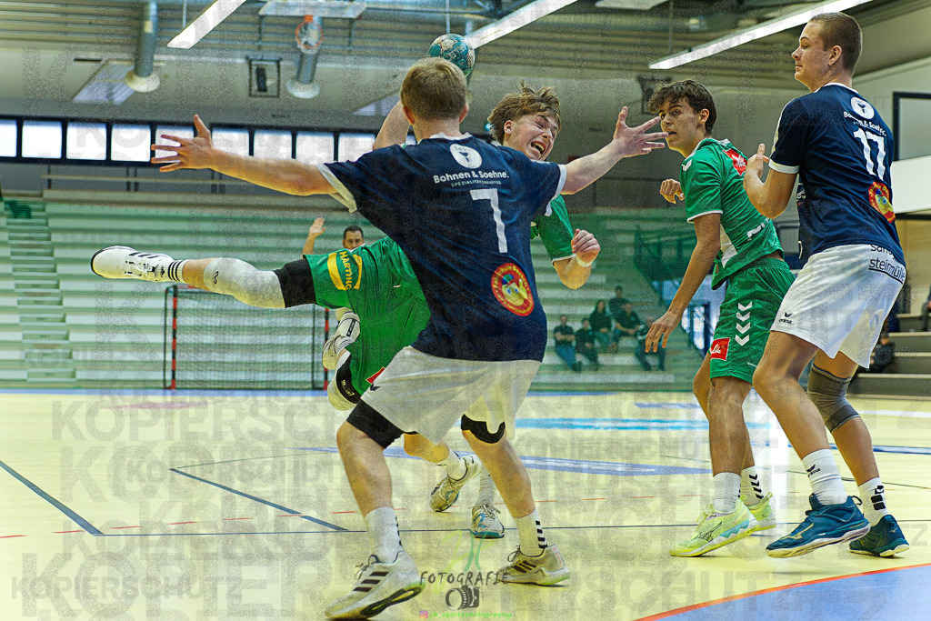 mJB Pokalrunde dt. Meisterschaft, TV Hüttenberg - TSV GWD Minden | mJB Pokalrunde dt. Meisterschaft, TV Hüttenberg - TSV GWD Minden am 15.03.2025 in Münchholzhausen (Sporthalle Münchholzhausen)Photo © 2025 - Jörg Heinrich - Realisiert mit Pictrs.com
