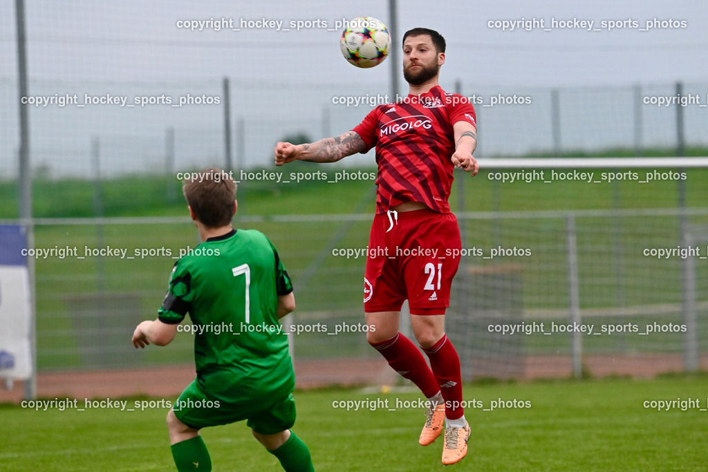 SC Landskron vs. SV St. Jakob  | #7 Markus Ulbing SC Landskron, #21 Admir Dzombic SV St. Jakob, SC Landskron vs. SV St. Jakob , SC Landskron vs. SV St. Jakob  am 16.05.2024 in Villach (Sportpark Landskron), Austria, (Photo by Bernd Stefan)
