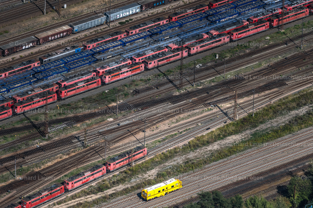4041739 | LEIPZIG 15.09.2020 Bahnbetriebswerk und Ausbesserungswerk, Wartung und Instandhaltung von Zügen und Waggons des Güterverkehrs im Stadtteil Engelsdorf in Leipzig im Bundesland Sachsen. // Repair shop, maintenance and repair of trains and wagons of the freight in the Engelsdorf district of Leipzig in Saxony. Foto: Gerhard Launer