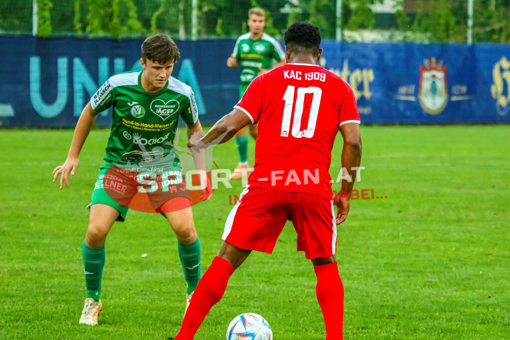FC KAC - FC Lendorf Kärntner Liga | FC KAC - FC Lendorf am 26.08.2022 in Klagenfurt
(Sportplatz), AUSTRIA, (Photo by Ernst Krawagner sport-fan.at),  - Realisiert mit Pictrs.com