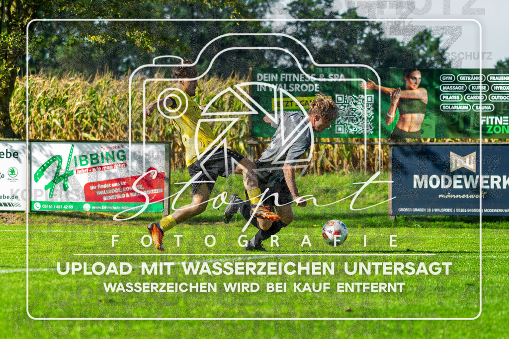260920-FGFS-SVN-0005 | v.l. Milade Mirzo (SVN Buchholz #7), Kjell Wagner (FG Fulde-Stellichte #2);Kreisliga Herren HK - FG Fulde-Stellichte vs. SVN Buchholz am 20.09.2026 in Zentralstadion, Fulde - Realisiert mit Pictrs.com