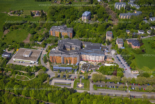 Herdecke230502607 | Luftbild, Gemeinschaftskrankenhaus Herdecke, Baustelle am Krankenhaus, Westende, Herdecke, Ruhrgebiet, Nordrhein-Westfalen, Deutschland