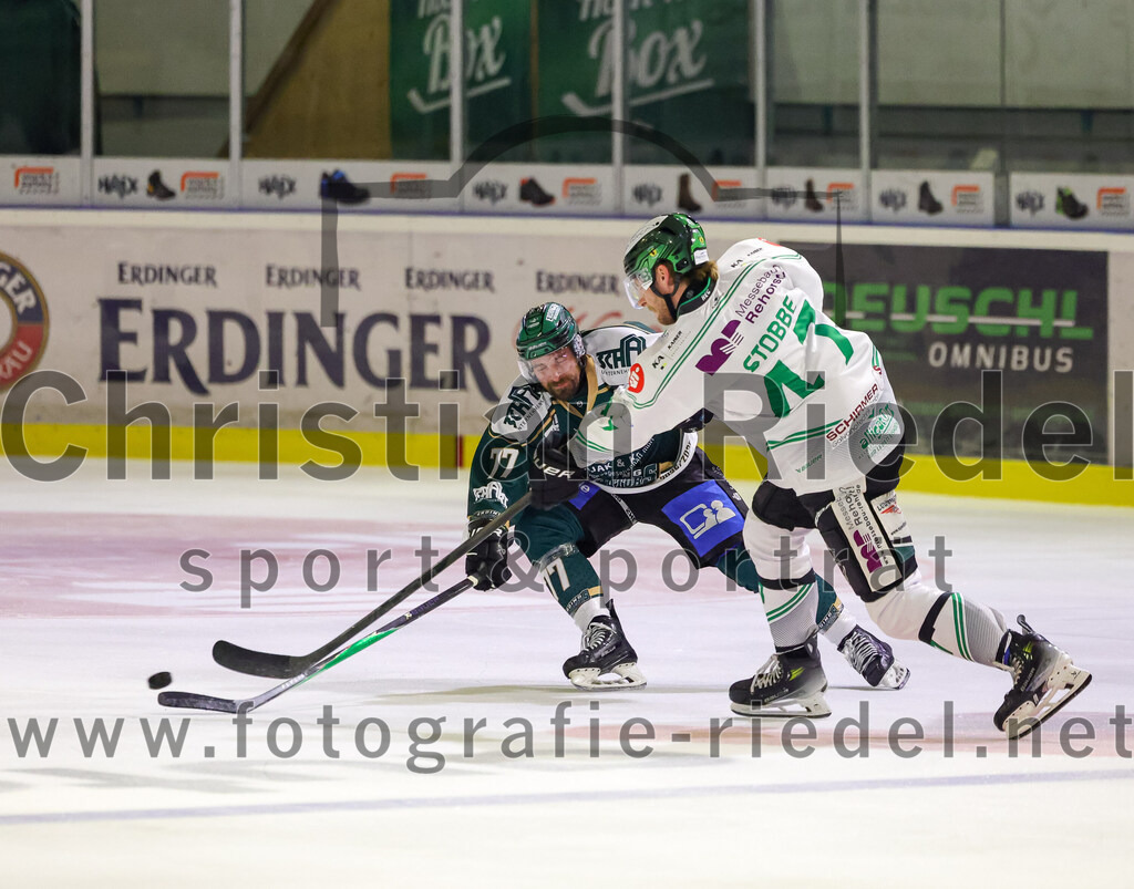 2025-09-21_123_TSV_Erding_gegen_Hoechstadter_Alligators | Erding, Deutschland, 21.09.2025:Eishockey, Oberliga Süd 2025 / 2026, 2. Spieltag, TSV Erding gegen Höchstadter Alligators, Endergebnis: 3:4Foto: Christian Riedel / fotografie-riedel.net