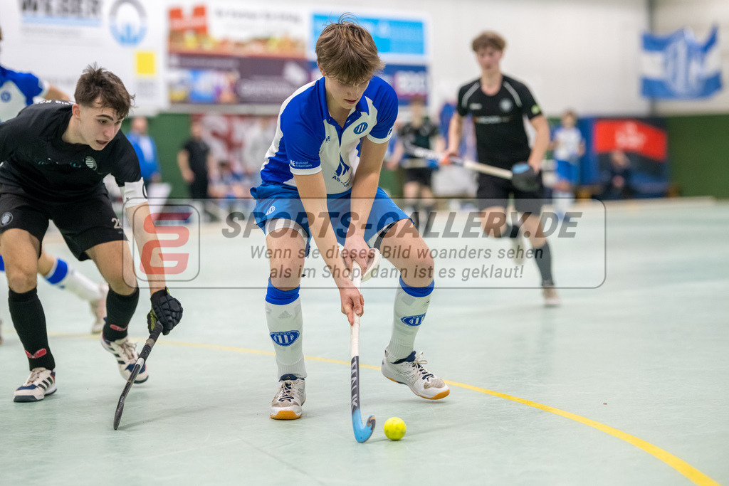 SFE_20230304_0038 | Deutsche Meisterschaft Männliche U16 Halle 2023 am 04.03.2023 in Köln (KTHC Stadion Rot-Weiss Köln Tennis and Hockey Club), Photo: Stephan Fehrmann 2022 (Sports-Gallery)