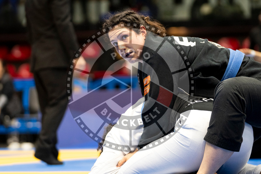 20240121PBB5823 | Fighters compete during the second day of the IBJJF European Championship in Paris, France, on January 21, 2024.