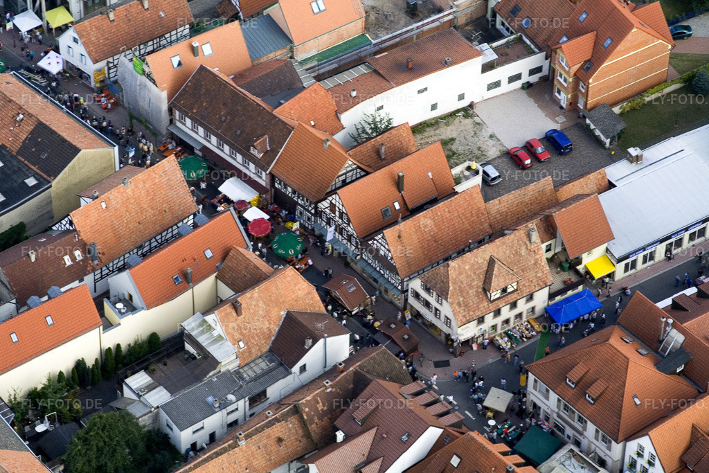 Luftbild: Stadtfest Kandel in der Hauptstr in Kandel im Bundesland Rheinland-Pfalz in Deutschland. Foto: IMG_7661.jpg vom 02.09.2007 durch Werner Riehm/FLY-FOTO.de