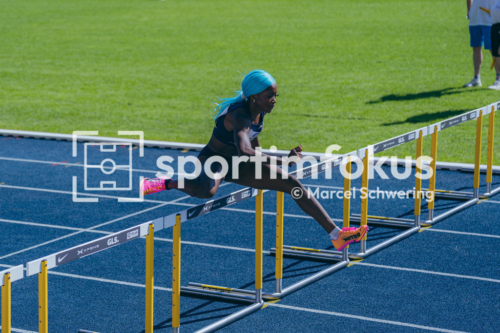 Deutsche Meisterschaften U20 / U16 2026 | Daryl Ndasi, Munich Athletics, 384 110 Meter Hürden, Deutsche Meisterschaften der U20 &amp; U16 2026, Lohrheidestadion Bochum-Wattenscheid, 12.07.2026. Foto: Marcel Schwering / sportimfokus - Realisiert mit Pictrs.com