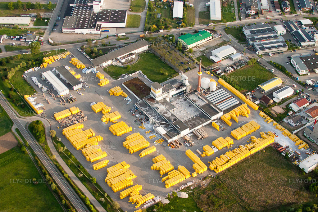 Luftbild: Malsch, Ytong-Werk in Malsch im Bundesland Baden-Württemberg in Deutschland. Foto: IMG_26955.jpg vom 28.04.2010 durch Werner Riehm/FLY-FOTO.de