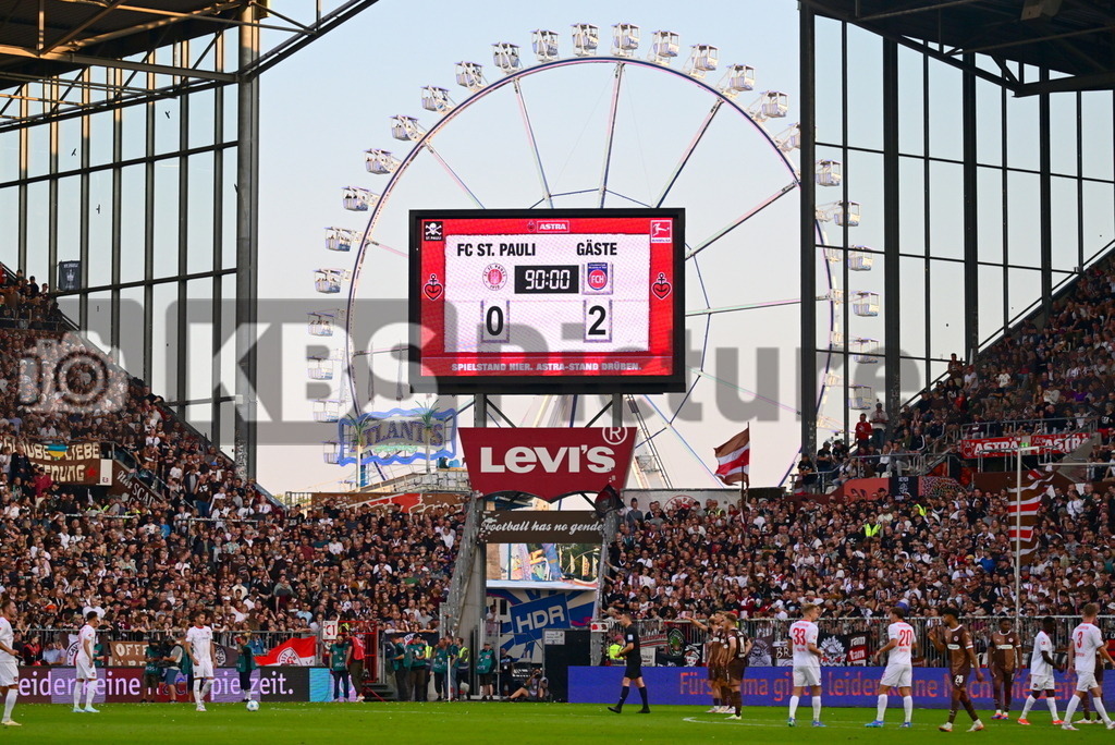 KBS Picture_FCStPauli-Heidenheim_080 | Millerntorstadion Anzeigetafel ,Sportplatz :  Millerntor Stadion, - Realisiert mit Pictrs.com