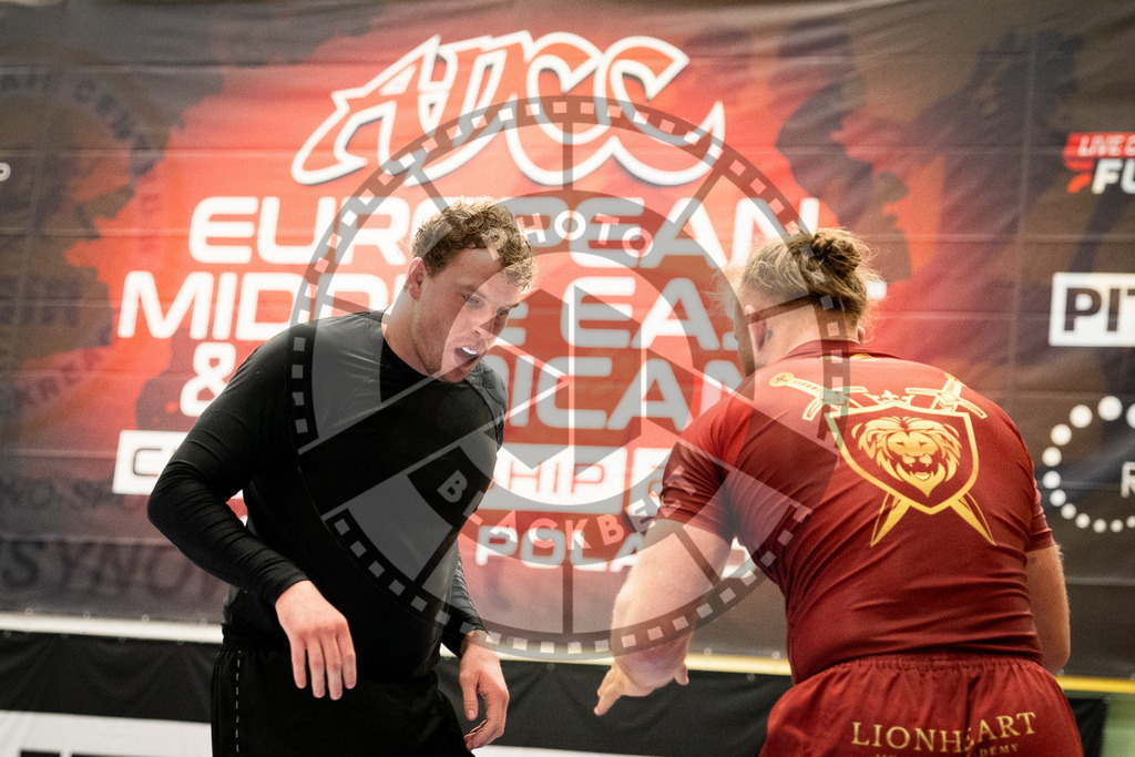 20250906PBB3983 | Fighters compete during the ADCC European Trials  competition in Warsaw, Poland, on September 6, 2025.