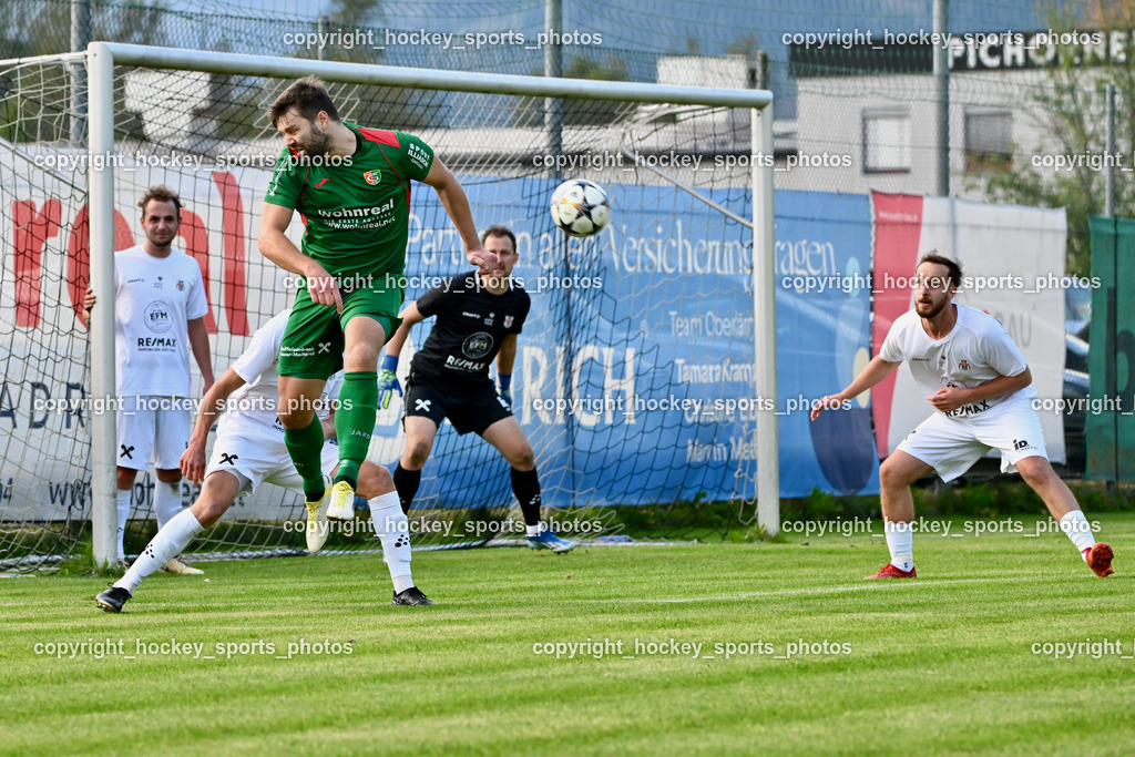 FC ASKÖ Gmünd vs. Union Matrei  | #2 Marko Pranjic FC Gmünd, #9 Oliver Josef Steiner Matrei, FC ASKÖ Gmünd vs. Union Matrei , FC ASKÖ Gmünd vs. Union Matrei  am 21.09.2024 in Gmünd (Sportplatz Gmünd), Austria, (Photo by Bernd Stefan)
