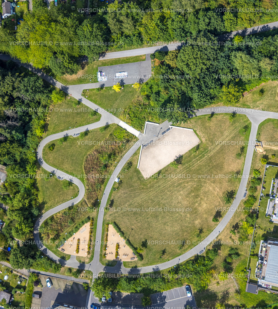 Heiligenhaus220803678 | Luftbild, Thormälenpark mit Formen und Farben, Leubeck, Heiligenhaus, Ruhrgebiet, Nordrhein-Westfalen, Deutschland