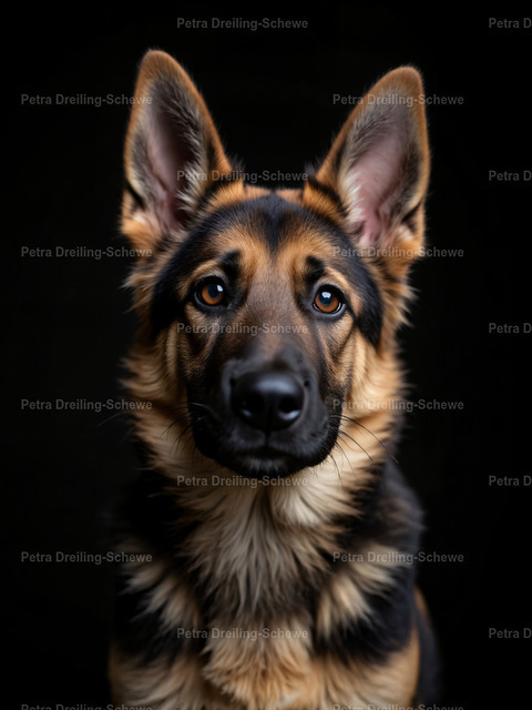 German Shepherd | Loyalty on 4 paws. A photorealistic portrait of this beloved breed. - Realisiert mit Pictrs.com
