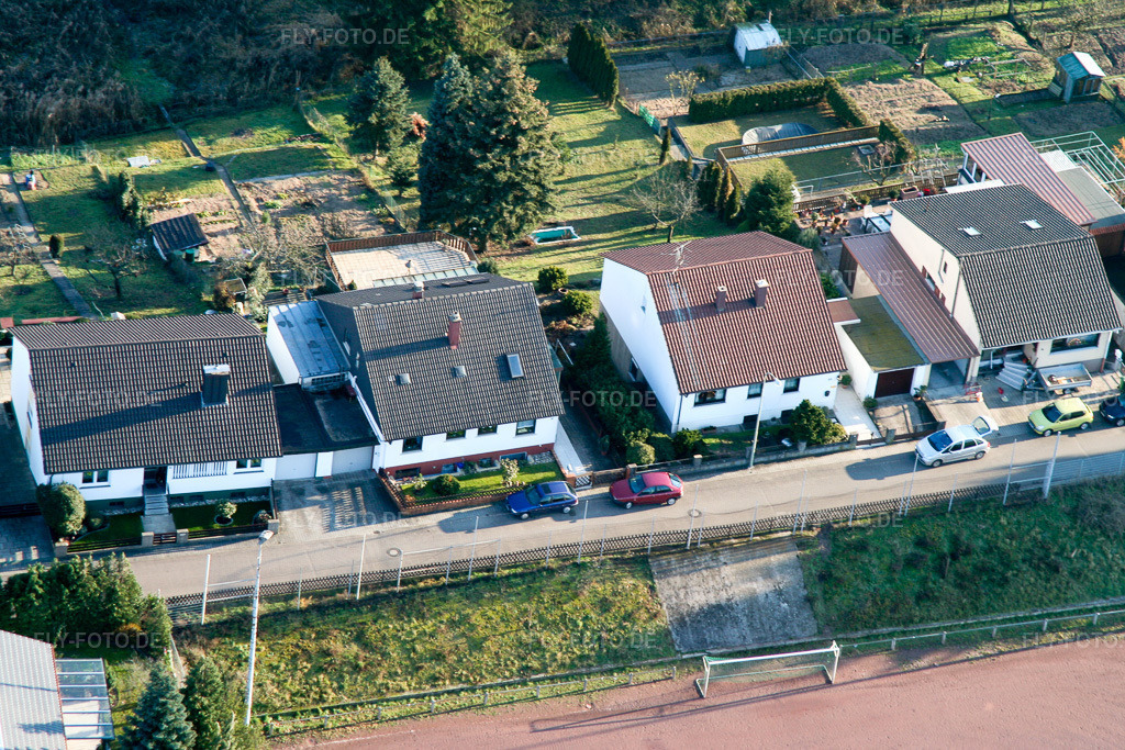 Luftbild: Bergweg in Jockgrim im Bundesland Rheinland-Pfalz in Deutschland. Foto: IMG_0334.jpg vom 10.12.2005 durch Werner Riehm/FLY-FOTO.de