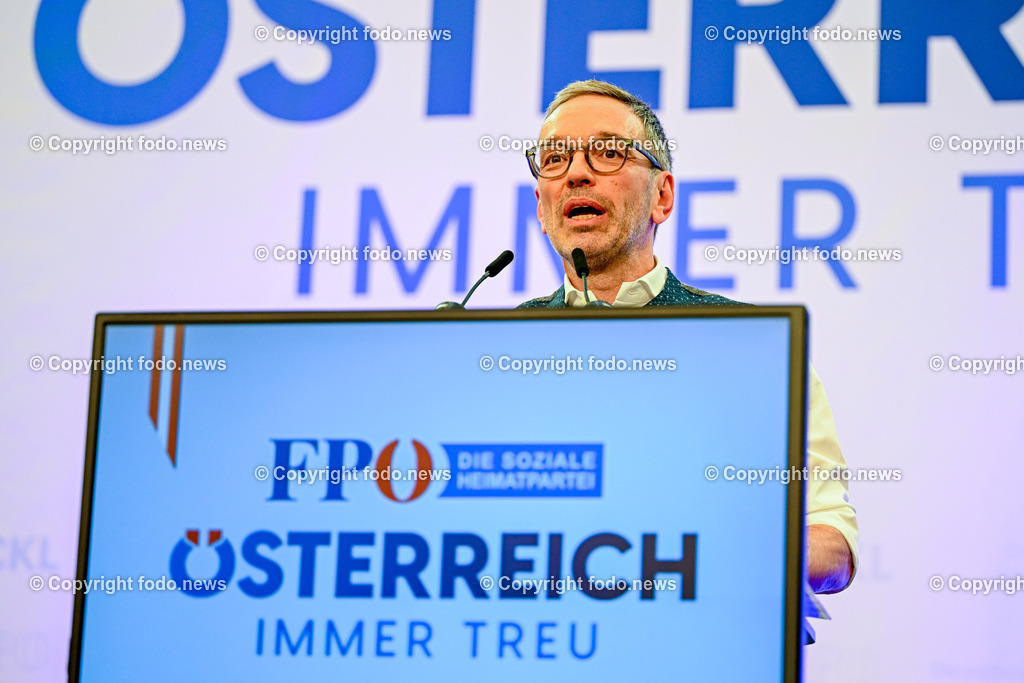 Urfahraner Jahrmarkt_ 1.Mai Kundgebung FPOE_ 01.05.2025-153 | 01.05.2025, Urfahraner Jahrmarkt, AUT, 1.Mai Kundgebung FPOE, im Bild Herbert Kickl (FP, Bundesparteiobmann)