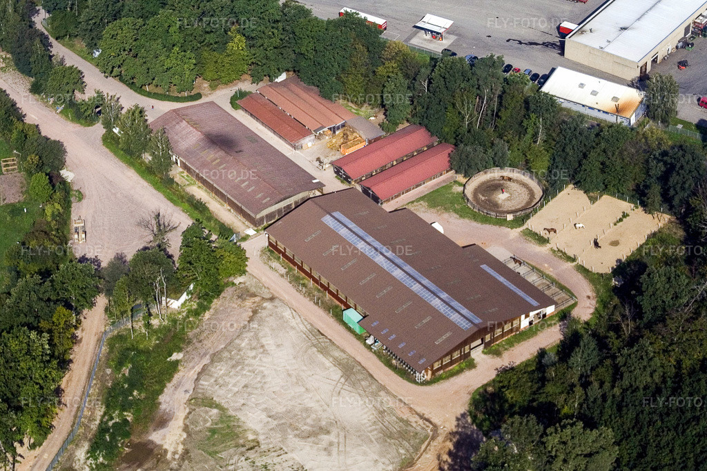 Luftbild: Renn- und Reitverein eV in Herxheim bei Landau im Bundesland Rheinland-Pfalz in Deutschland. Foto: IMG_3743.jpg vom 07.09.2006 durch Werner Riehm/FLY-FOTO.de