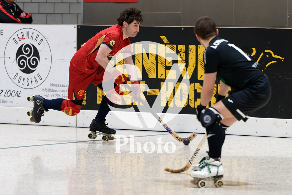 LNA  - Geneve RHC v RHC Diessbach  |  during the LNA  match between Geneve RHC and RHC Diessbach  at Centre sportif de la queue d'arve in Geneve, Switzerland