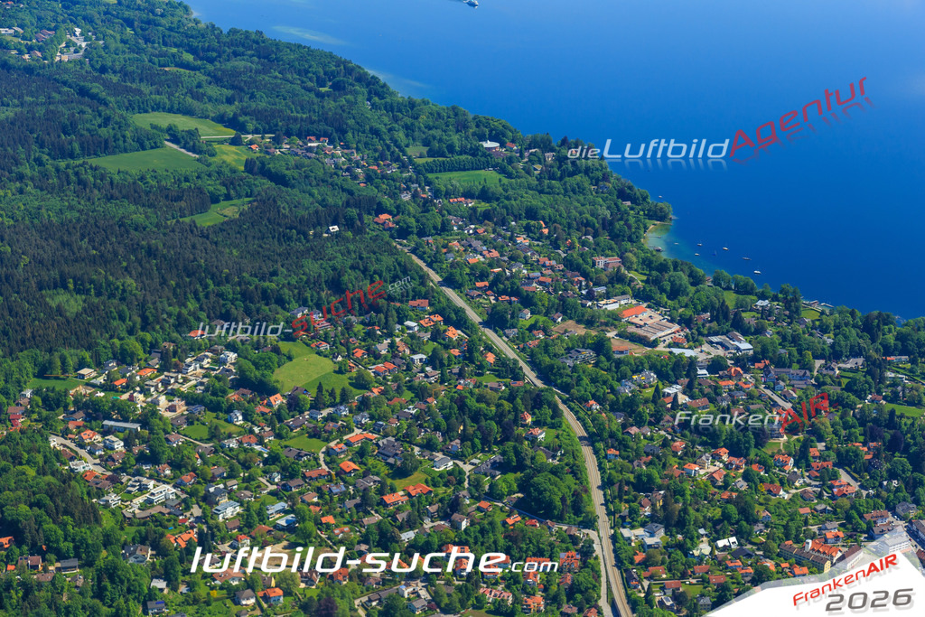 Luftbild von  Tutzing - Luftaufnahme wurde 2015 von https://frankenair.de mittels Flugzeug (keine Drohne) erstellt - die Geschenkidee