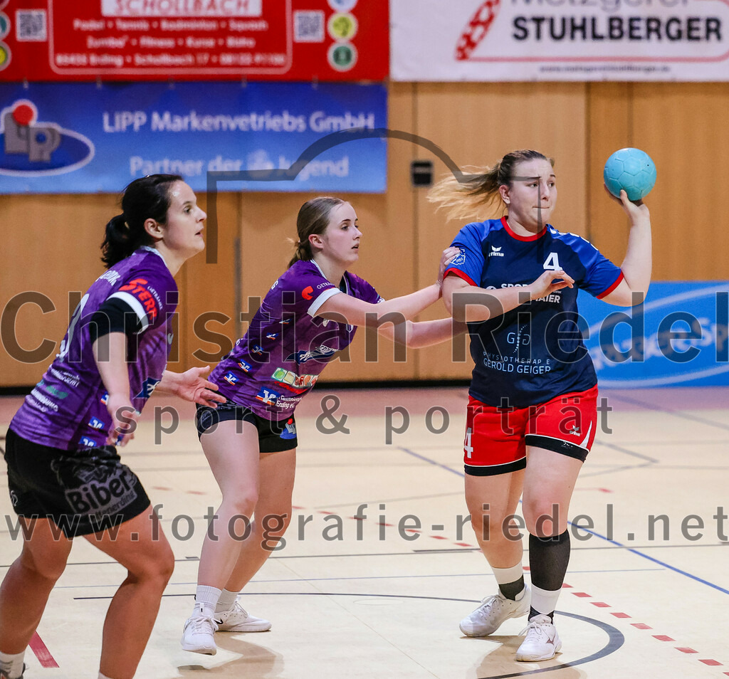 2023-12-09_014_SpVgg_Altenerding_gegen_HSG_Freising-Neufahrn | Erding, Deutschland, 09.12.2023:
Handball, Bezirksoberliga Frauen Altbayern 2023 / 2024, 9. Spieltag, SpVgg Altenerding gegen HSG Freising-Neufahrn, Endergebnis: 29:28

Theresa Obermeier (HSG Freising-Neufahrn, #4)

Foto: Christian Riedel / fotografie-riedel.net