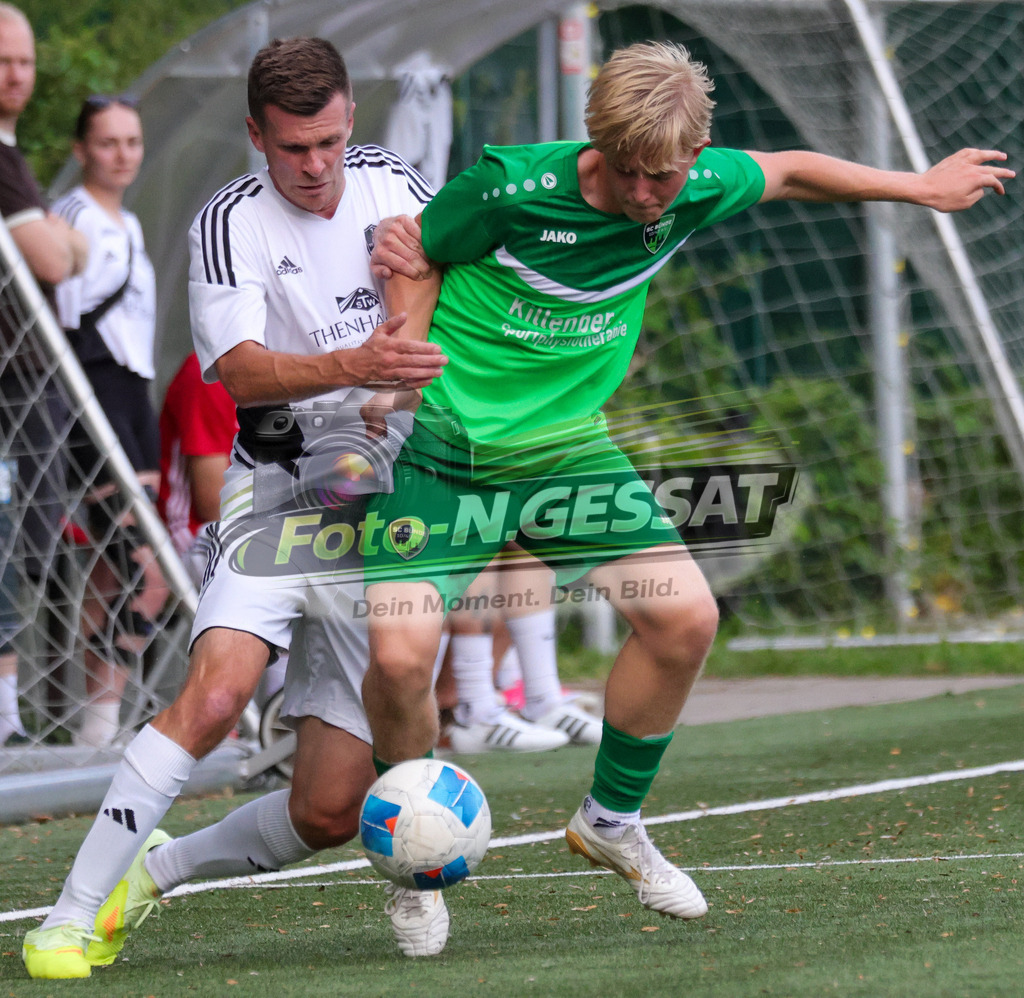SC Bünde - TuS Bexterhagen | Auf dem Bild zu sehen: grün SC Bünde: ; weiß TuS Bexterhagen:  SC Bünde, TuS Bexterhagen, Saison 26/27, Testspiel, Hunnebrock, Deutschland - Realisiert mit Pictrs.com