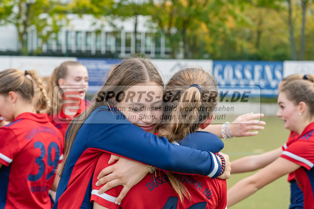 HK_20231022_106178 | Finale Deutsche Meisterschaft Feld WU16 Uhlenhorst Mülheim - Düsseldorfer HC am 22.10.2023 DHC, Düsseldorf ,
