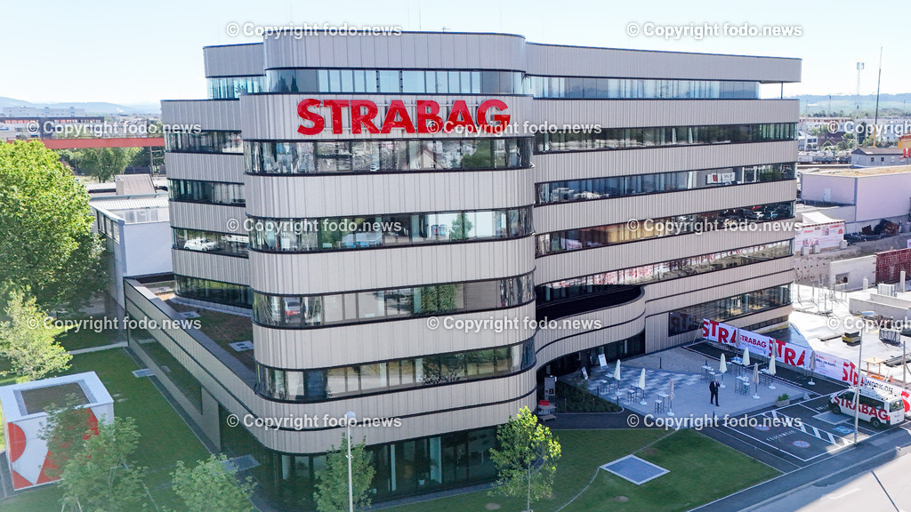 Strabag_ Linz_ 15.05.2024-4 | 15.05.2024, Linz, AUT, Strabag, im Bild Strabag, Bauunternehmen, NeubauDrohne