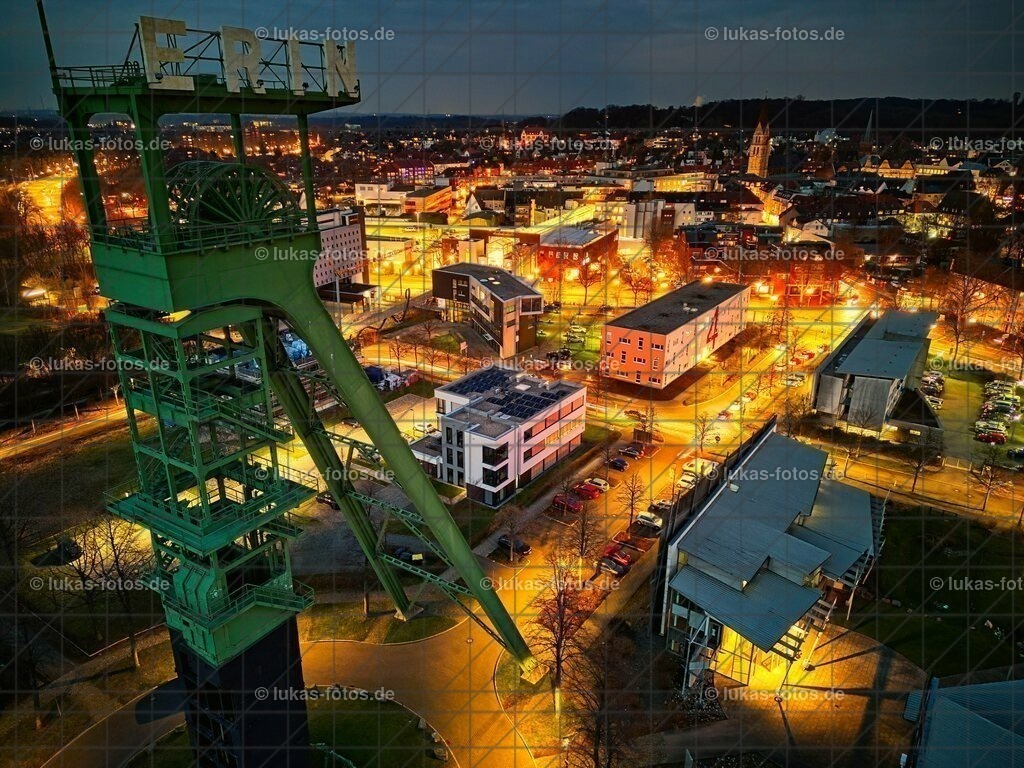 Luftbild Erin-Turm bei Nacht | Luftbild Erin-Turm bei Nacht - Realisiert mit Pictrs.com