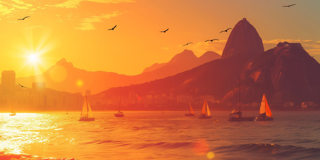 2406019 - Traum von Rio de Janeiro | Fotorealistische Illustration mit Motiven von Rio de Janeiro.