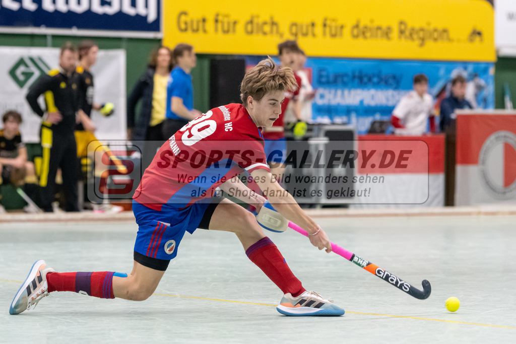 SFE_20230305_0038 | Deutsche Meisterschaft Männliche U16 Halle 2023 am 05.03.2023 in Köln (KTHC Stadion Rot-Weiss Köln Tennis and Hockey Club), Photo: Stephan Fehrmann 2022 (Sports-Gallery)