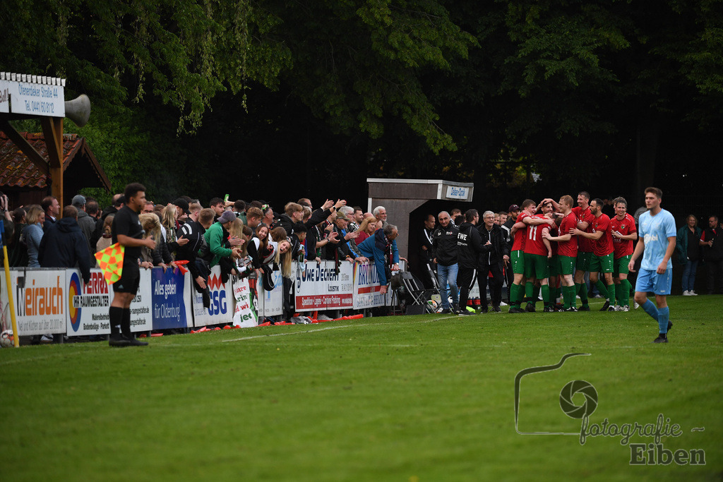 BV Bockhorn-SG FriPe | Relegation zur Kreisliga; BV Bockhorn (blau)-SG FriPe (rot) am 05.06.2025 in Oldenburg/Ofenerdiek (Lagerstraße), Photo: Philip Eiben 2025 - Realisiert mit Pictrs.com