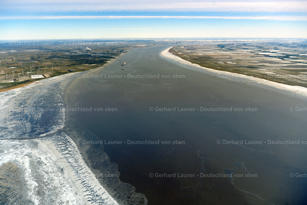 4044516 | winterliche Elbe bei Brunsbüttel