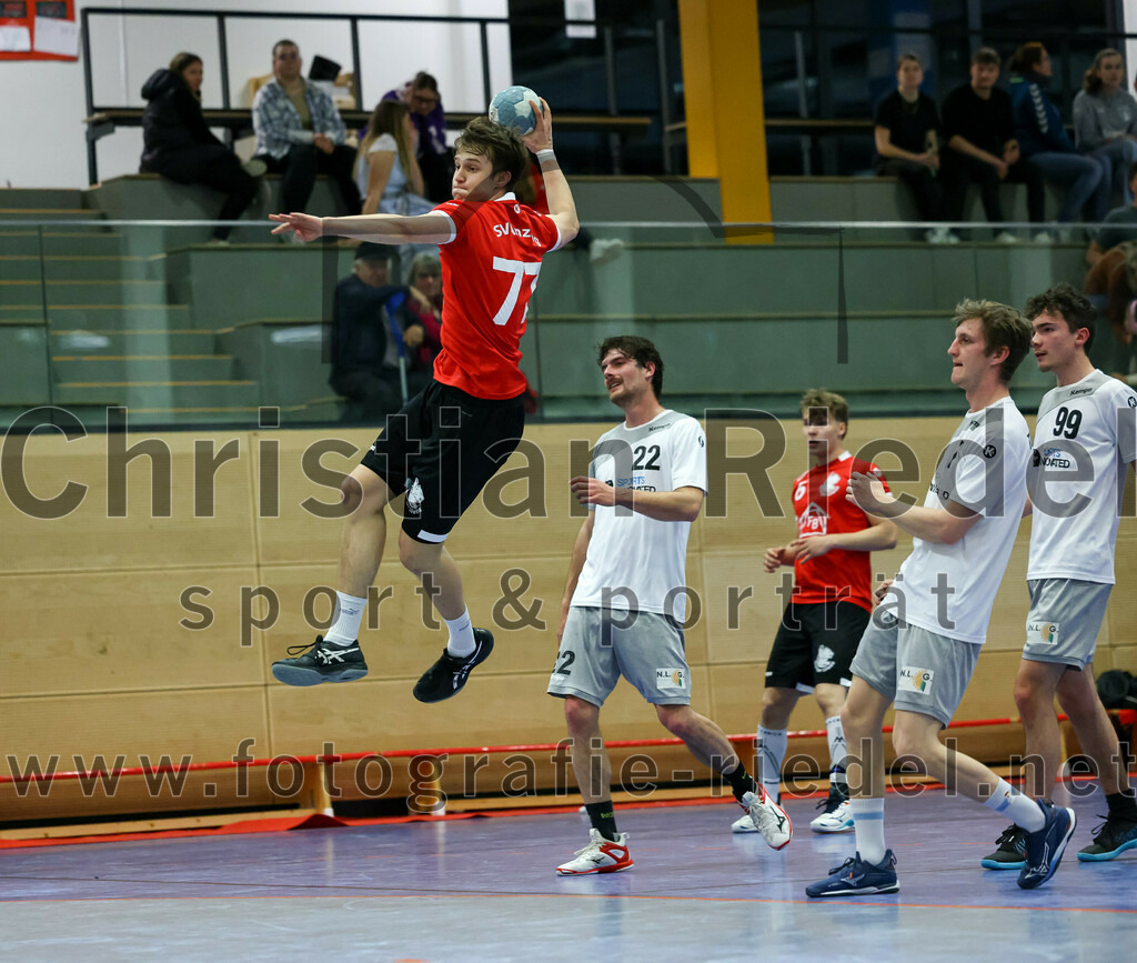 2023-04-01_087_SV_Anzing_gegen_TuS_Prien | Anzing, Deutschland, 01.04.2023:
Handball, Bezirksliga 2022 / 2023, 12. Spieltag, SV Anzing gegen TuS Prien, Endergebnis: 

Foto: Christian Riedel / fotografie-riedel.net