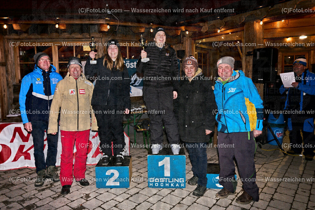ALP9476_NOe-BetriebsSKI-LM_Siegerehrung | (C)FotoLois.com, Alois Spandl. 51. Niederösterreichische LandesBetriebs-Skimeisterschaften, best of two, Almlift-Piste Hochkar, LSV - Schiclub Göstling-Hochkar, Fr 16. Februar 2024.