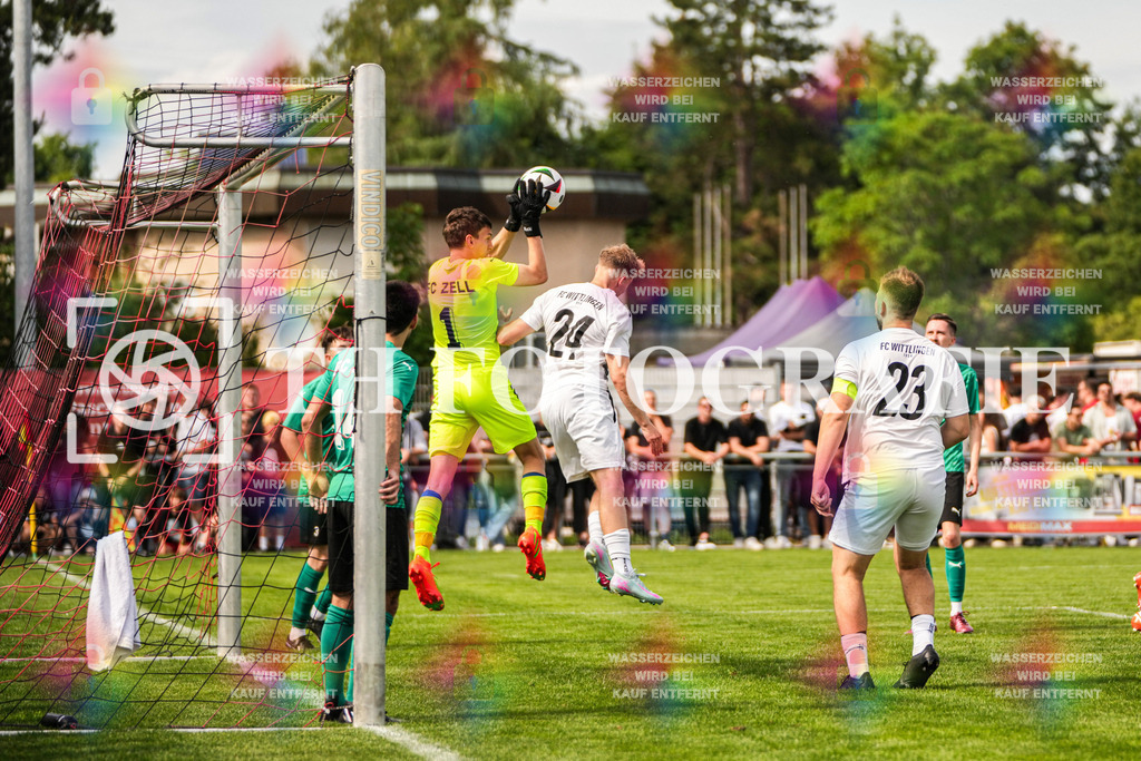 GER, FC Zell - FC Wittlingen, Fussball, Rothaus Bezirkpokal, Finale, Saison 2024/2025, 29.05.2025 | GER, FC Zell - FC Wittlingen, Fussball, Rothaus Bezirkpokal, Finale, Saison 2024/2025, 29.05.2025Foto: TH Fotografie/Alessio Bosco