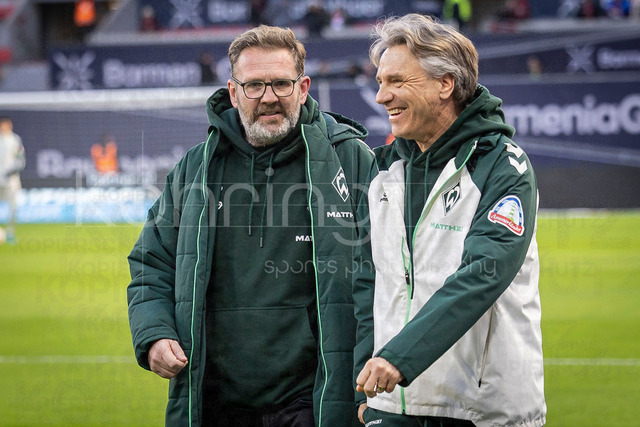 German Bundesliga, Bayer 04 Leverkusen vs. SV Werder Bremen, 24.01.2026 | LEVERKUSEN, GERMANY - JANUARY 24: Horst Steffen (Head Coach SV Werder Bremen) before the game during the German Bundesliga match on gameday 19 between Bayer 04 Leverkusen vs. SV Werder Bremen at BayArena on January 24, 2026 in Leverkusen, Germany. DFL REGULATIONS PROHIBIT ANY USE OF PHOTOGRAPHS AS IMAGE SEQUENCES AND/OR QUASI-VIDEO.