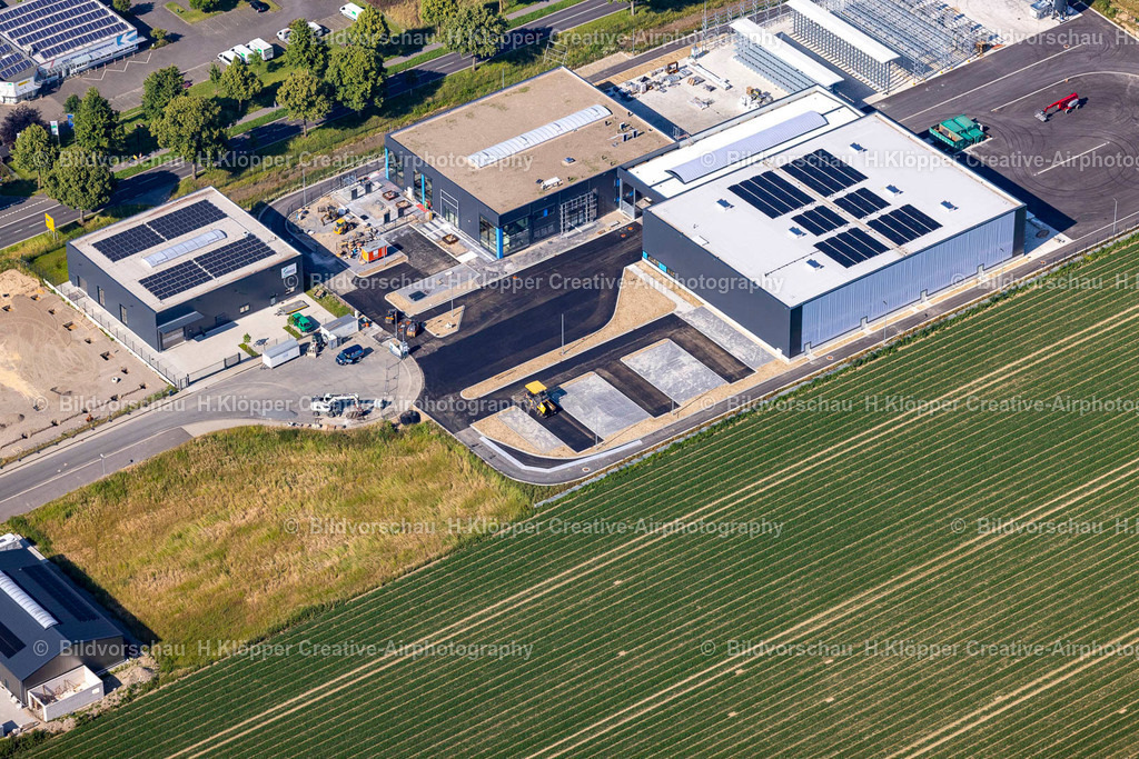 Luftbild Kempen-4924 | Luftbildfotografie Industrie- und Gewerbegebiet an der Straße An der Kornmühle in Kempen im Bundesland Nordrhein-Westfalen, Deutschland - Realisiert mit Pictrs.com