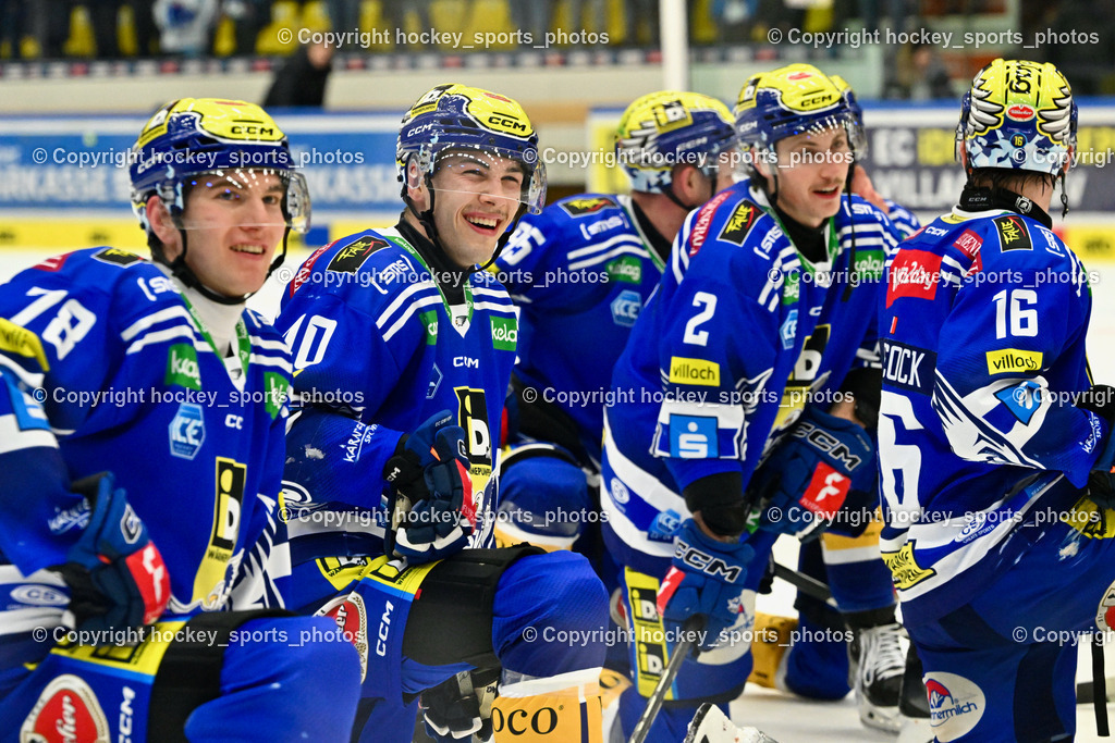 EC VSV vs. HC Bozen 16.2.2024 | EC VSV Jubel, EC VSV vs. HC Bozen 16.2.2024, EC VSV vs. HC Bozen 16.2.2024 am 16.02.2024 in Villach (Stadthalle Villach), Austria, (Photo by Bernd Stefan)