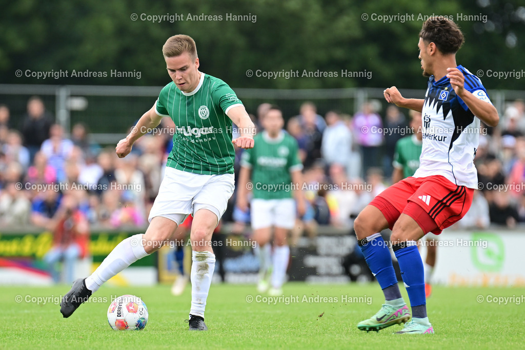 Fußball I Herren I Testspiel  I TSV Elstorf - Hamburger SV I 5.7.2025 | a-hannig - Realisiert mit Pictrs.com