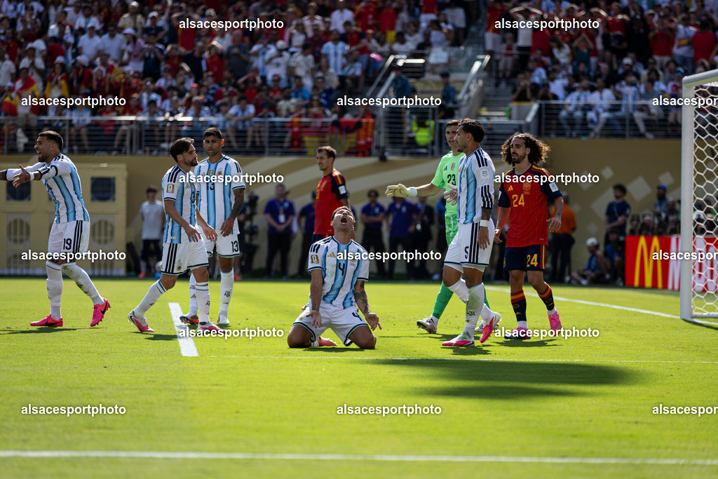 FOOTBALL : Argentine vs Espagne – Finale de la Coupe du Monde FIFA 2026. New York New Jersey Stadium, East Rutherford, New Jersey, États-Unis. 19/07/2026. | Gonzalo Montiel #4 (Argentine)