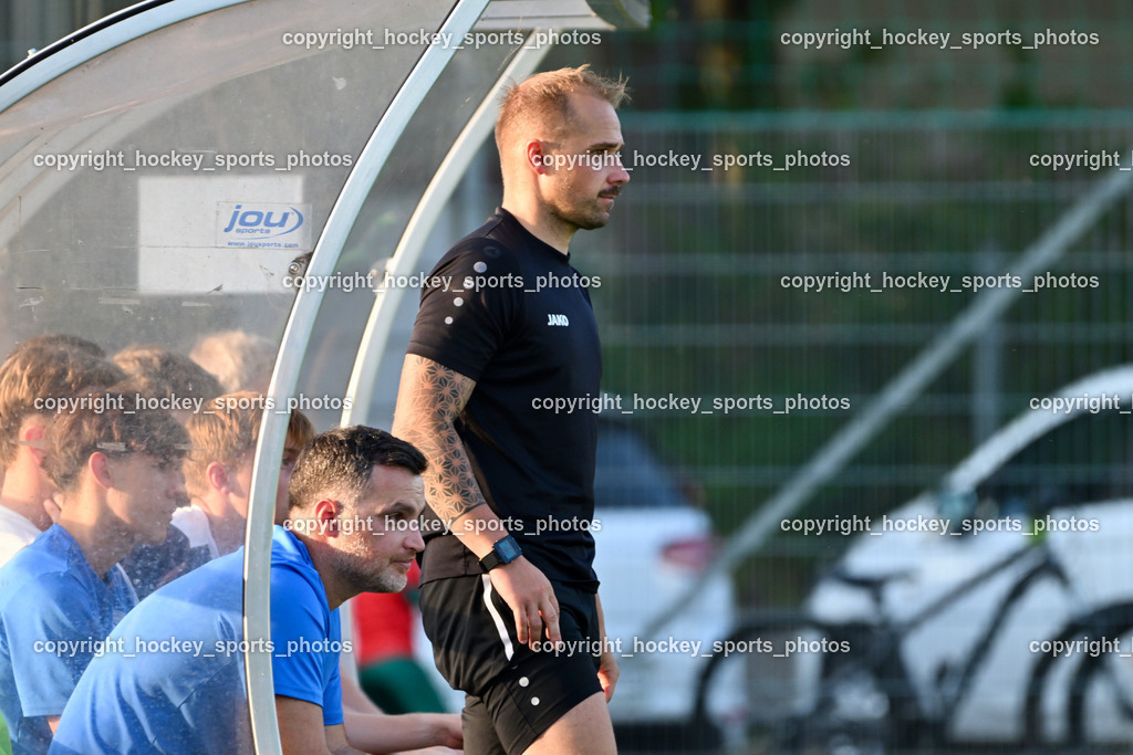 SAK vs. SV Dellach Gail | Headcoach SV Dellach Gail Bernard Nikolla, Assistentcoach SV Dellach Gail Bernd Traar, SAK vs. SV Dellach Gail, SAK vs. SV Dellach Gail am 14.08.2025 in Klagenfurt (Sportpark Welzenegg), Austria, (Photo by Bernd Stefan)