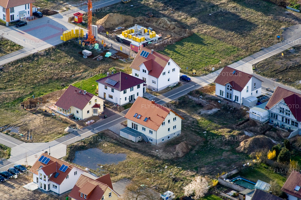 Luftbild: Am Höhenweg in Kandel im Bundesland Rheinland-Pfalz in Deutschland. Foto: IMG_9828.jpg vom 18.03.2008 durch Werner Riehm/FLY-FOTO.de