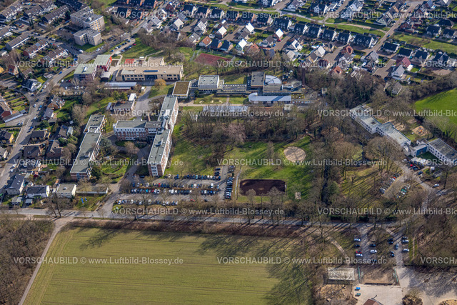 Hamm230216176 | Luftbild, LWL-Berufskolleg - Fachschulen Hamm, Schule im Heithof, LWL Universitätsklinik, Heithofer Allee, Uentrop, Hamm, Ruhrgebiet, Nordrhein-Westfalen, Deutschland