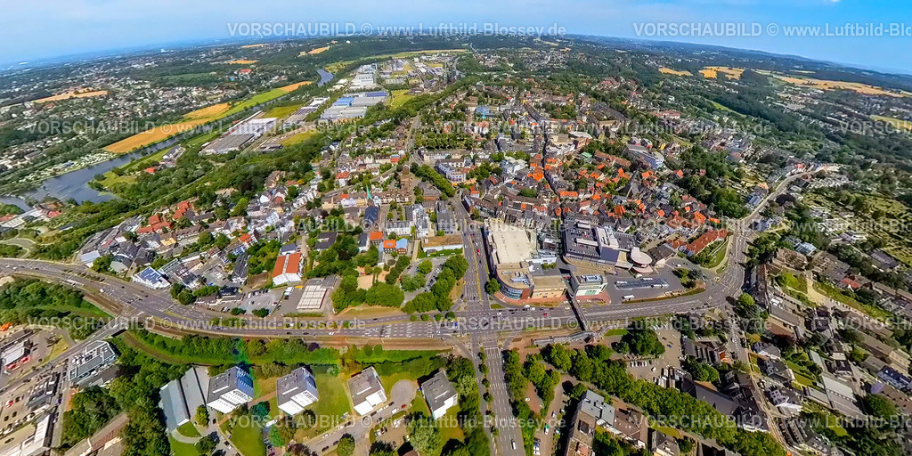 Hattingen230790251_Altstadt | Luftbild, Altstadt, Reschop CarrÃƒÆ’Ã†â€™Ãƒâ€ Ã¢â‚¬â„¢ÃƒÆ’Ã¢â‚¬Å¡Ãƒâ€šÃ‚Â©, Martin-Luther-Straße, Erdkugel, Fisheye Aufnahme, Fischaugen Aufnahme, 360 Grad Aufnahme, tiny world, , Hattingen, Ruhrgebiet, Nordrhein-Westfalen, Deutschland