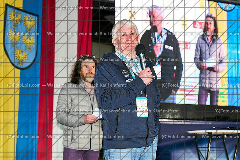 ALP2254_FMC-Wellcome_Siegerehrung | (C)FotoLois.com, Alois Spandl, World Criterium Masters Ski Alpin 2023 Hochkar, WellcomeFeier mit Siegerehrungen Slalom A + GiantSlalom C, Mo 20. März 2023.