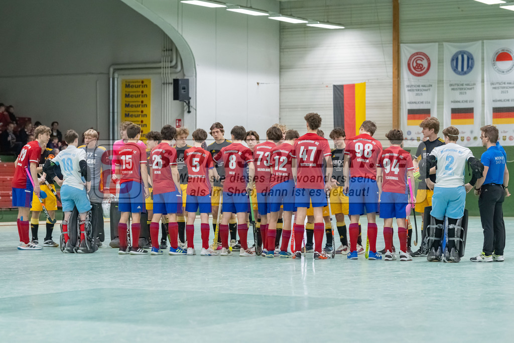 HK_20230305_105862 | Deutsche Meisterschaft MU16 1/2 Finale Mannheimer HC - Harvestehuder THC am 5.3.2023 RWK, Köln ,