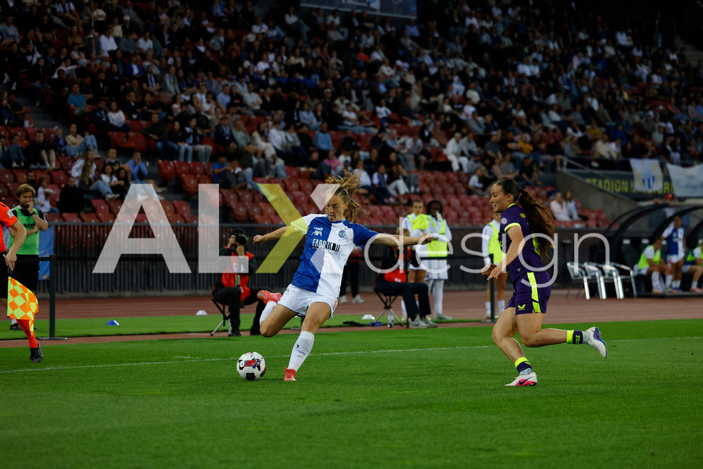 GC Zürich vs FC Zürich - AXA Women’s Super League Playoffs - Stadion Letzigrund | BRIGITTA PULINS of Grasshopper Club Zürich during the AXA Women’s Super League Playoffs quarter-final second leg between GC Zürich and FC Zürich at Stadion Letzigrund, Zurich, Switzerland. - Realisiert mit Pictrs.com