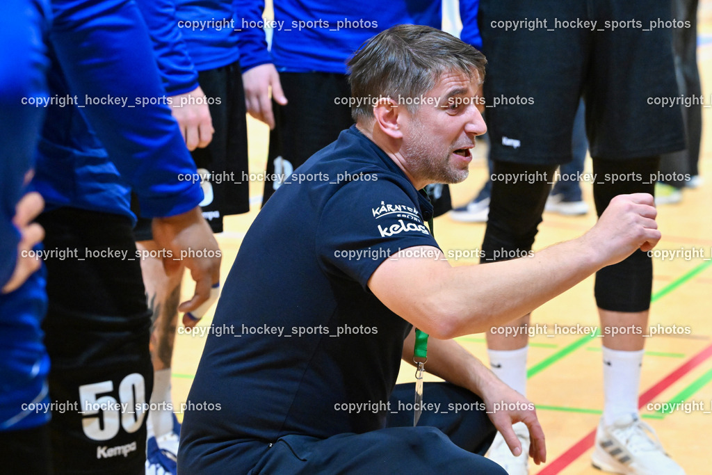 SC Ferlach vs. HSG Bärnbach/Köflach 30.3.2024 | Headcoach SC Ferlach BEGUS Robert, SC Ferlach vs. HSG Bärnbach/Köflach 30.3.2024, SC Ferlach vs. HSG Bärnbach/Köflach am 30.03.2024 in Ferlach (Ballspielhalle Ferlach), Austria, (Photo by Bernd Stefan)