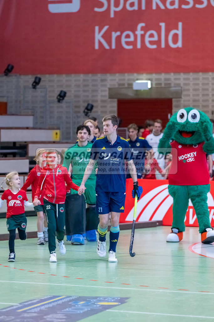 HK_20250118_101683 | 1/4 Finale 1. Bundesliga Halle Herren Crefelder HTC - Zehlendorfer Wespen am 18.1.2025 Halle Glockenspitz, Krefeld ,