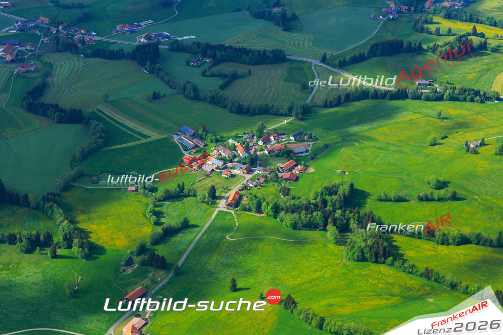 Die Luftaufnahme Hopfen - Stiefenhofen wurde vom UL-Flugzeug (keine Drohne) aus fotografiert.Hohe Druck- Auflösung-die Geschenkidee!